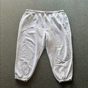 Plus size grey Old Navy drawstring joggers